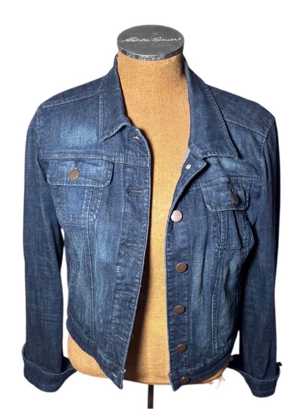 Elle Women’s Blue Denim Jacket Size L
